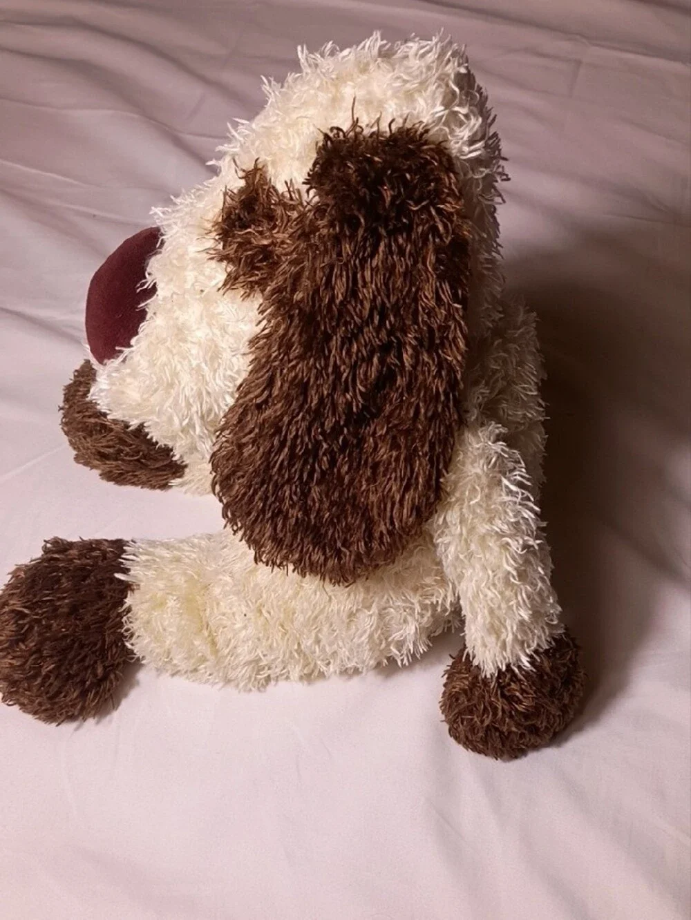 Jellycat Vintage‎ Cream and Brown Plush Puppy Dog Toy